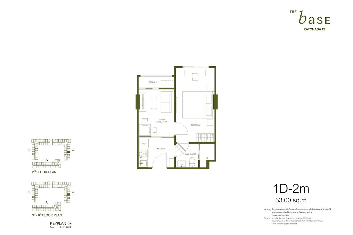 เดอะ เบส รัชดา 19 : TYPE 1D-2M 的蓝图 1