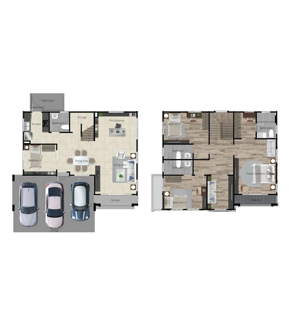 ภาพแปลนของ GRANDIOSE : ภัสสร รังสิต อเวนิว รูปที่ 1