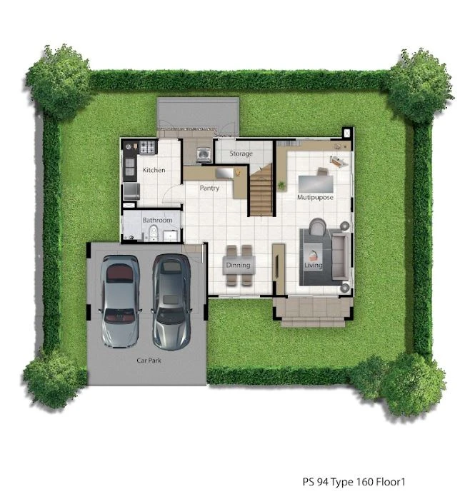 ภาพแปลนของ AUTHOR : เดอะแพลนท์ รังสิต อเวนิว รูปที่ 1