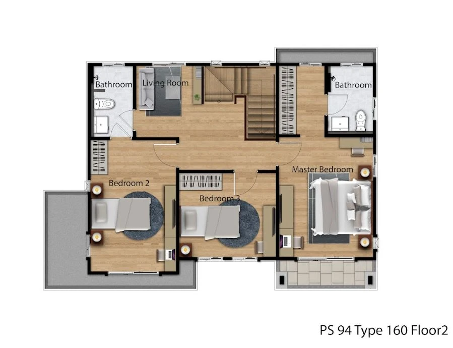 ภาพแปลนของ AUTHOR : เดอะแพลนท์ รังสิต อเวนิว รูปที่ 2