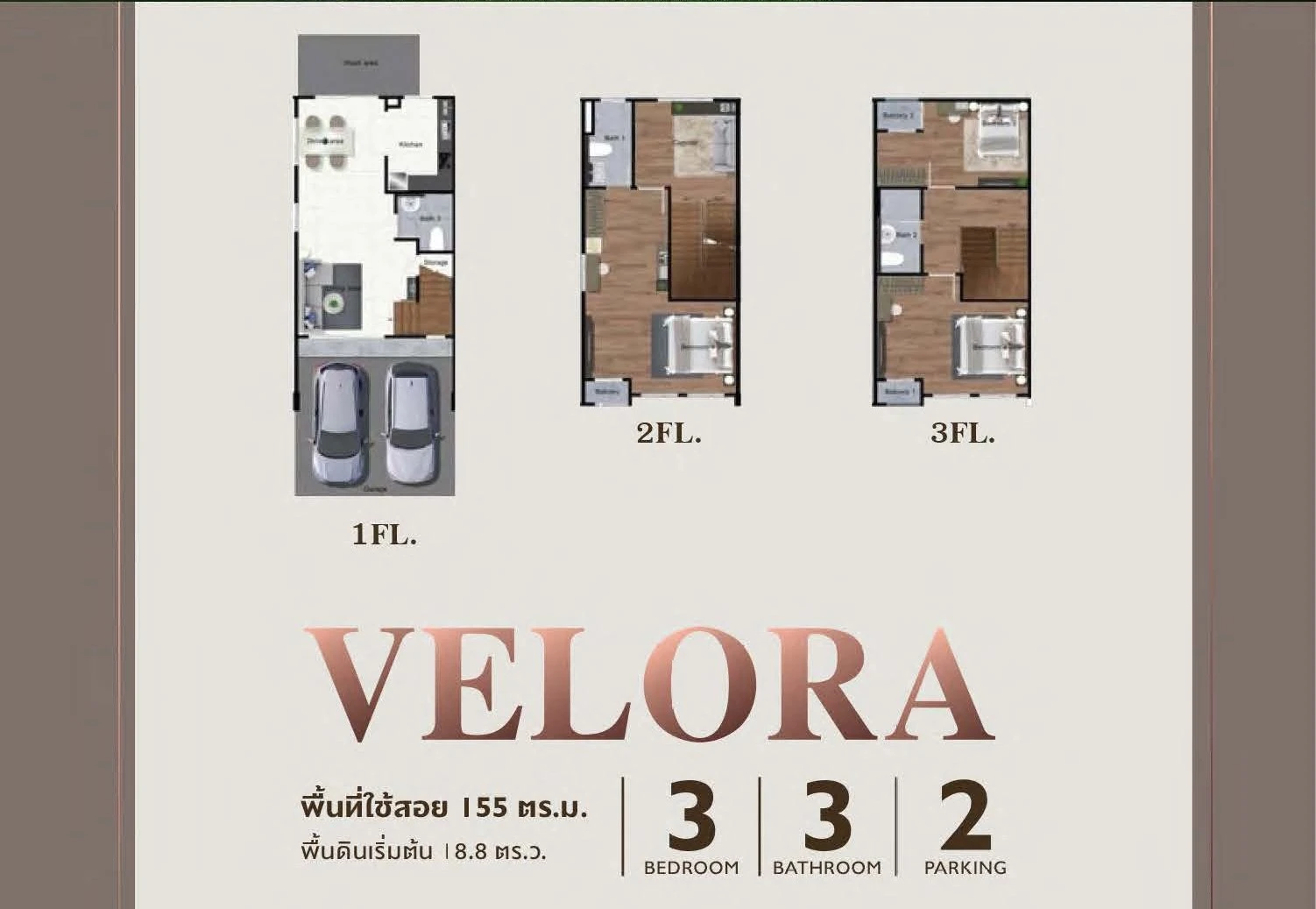 ภาพแปลนของ Velola : PATIO พระราม 2 รูปที่ 1