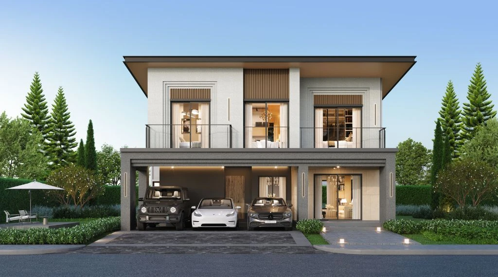 Cover Image-แบบบ้าน Majestic: ภัสสร ศรีนครินทร์ - เทพารักษ์