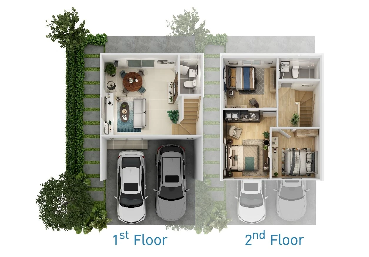 ภาพแปลนของ CHER II : บ้านพฤกษา ประชาอุทิศ (2) รูปที่ 1