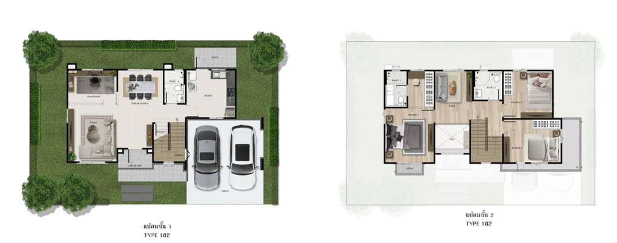 ภาพแปลนของ Breeze Chalet Burapaphat – Sukhumvit รูปที่ 1