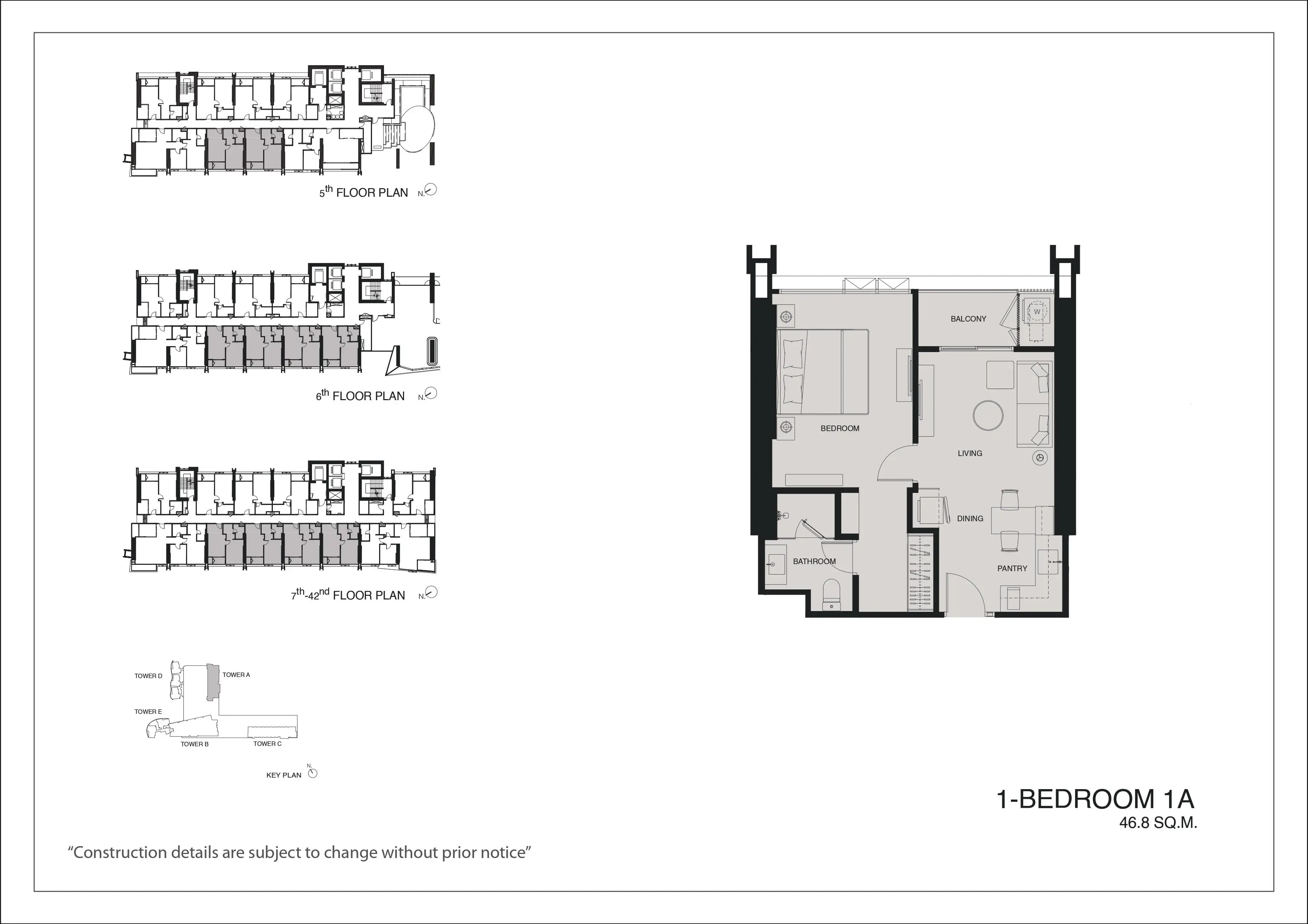 วัน เวลา ณ เจ้าพระยา : 1 BED 39A03's plan image at 1