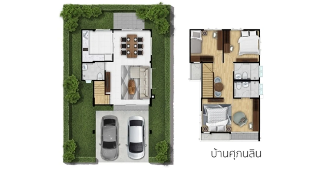 พาร์ควิลล์ สุขุมวิท บางนา : ศุภนลิน's plan image at 1