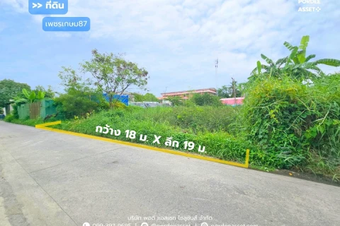 主图-ที่ดินเปล่า 84 ตร.ว. แปลงสวย ซอยเพชรเกษม87