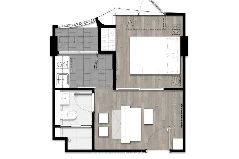 แกลลอรี่ของ คอนโด บลู พหลโยธิน 35 (ขนาด 28 ตร.ม.) รูปที่ 11