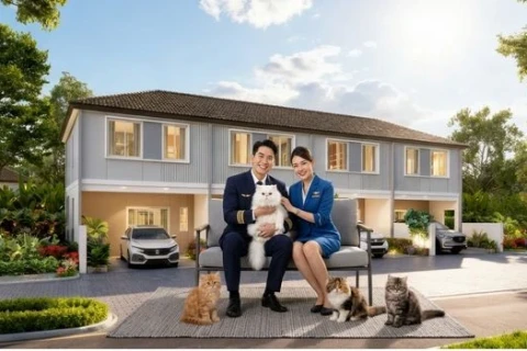 รูปภาพหลัก-ขาย ทาวน์โฮม 2 จอด ติดถนนศรีวารี เริ่มเพียง 1.95 ล้าน