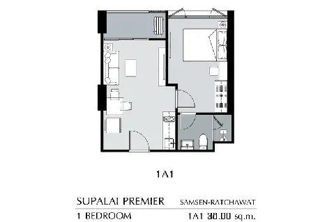แกลลอรี่ของ 🔥ขายด่วน🔥Supalai Premier สามเสน-ราชวัตร รูปที่ 7