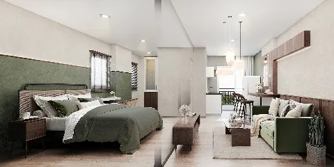 แกลลอรี่ของ ซิตี้โฮม สนามบินน้ำ - รัตนาธิเบศร์ : 1 BEDROOM 1A1 รูปที่ 6