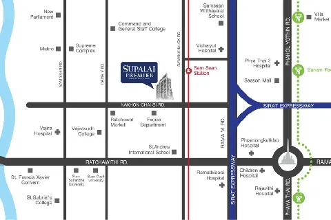 แกลลอรี่ของ 🔥ขายด่วน🔥Supalai Premier สามเสน-ราชวัตร รูปที่ 15