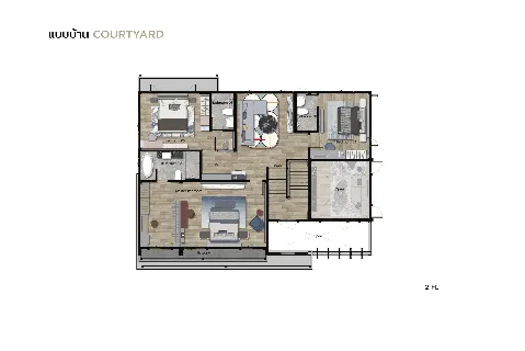 เดอะ พาวิลเลี่ยน ปิ่นเกล้า-สาย4 : บ้าน COURTYARD 的画廊图 3