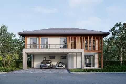 แกลลอรี่ของ บ้านเดี่ยว The Pavilion ปิ่นเกล้า-สาย 4: Courtyard รูปที่ 6