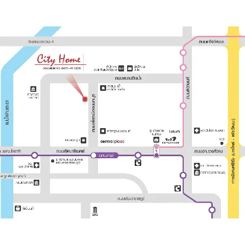 แกลลอรี่ของ ซิตี้โฮม สนามบินน้ำ - รัตนาธิเบศร์ : STUDIO SB4 รูปที่ 7