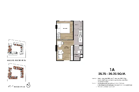 แกลลอรี่ของ ดีคอนโด คีรี : TYPE 1A รูปที่ 1