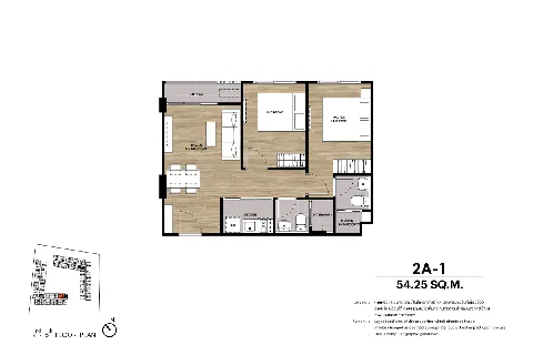 แกลลอรี่ของ ดีคอนโด คีรี : TYPE 2A-1 รูปที่ 8