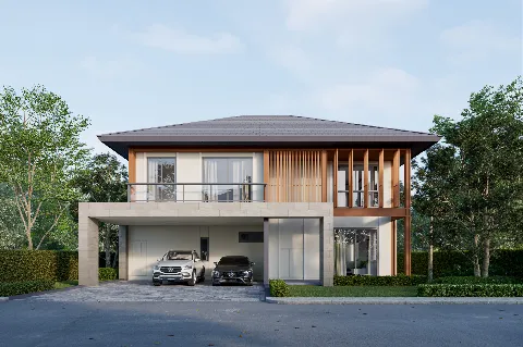 บ้านเดี่ยว The Pavilion ปิ่นเกล้า-สาย 4 : Terrace