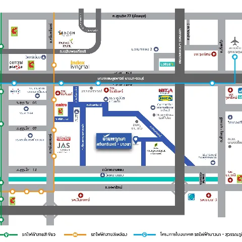 แกลลอรี่ของ แบบบ้าน พฤกษ์วนา: บ้านพฤกษา ศรีนครินทร์ บางนา รูปที่ 4